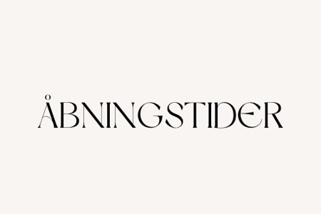 Åbningstider